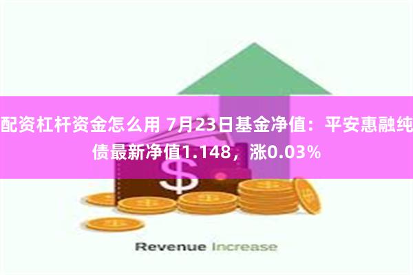 配资杠杆资金怎么用 7月23日基金净值：平安惠融纯债最新净值1.148，涨0.03%