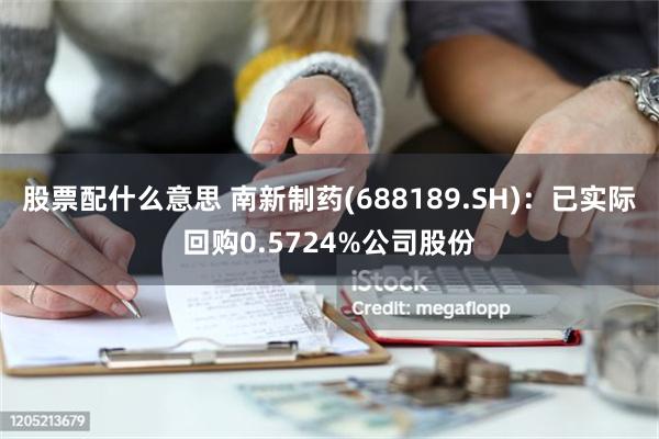 股票配什么意思 南新制药(688189.SH)：已实际回购0.5724%公司股份