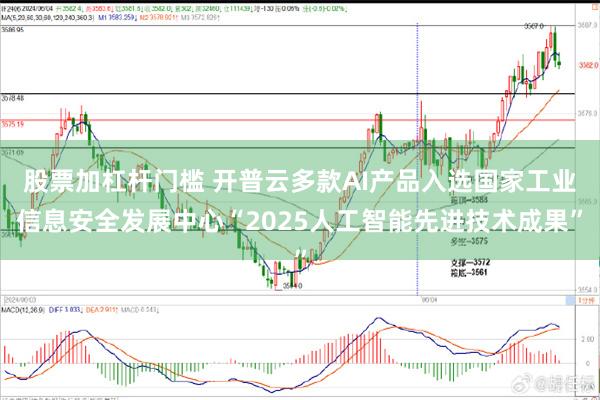 股票加杠杆门槛 开普云多款AI产品入选国家工业信息安全发展中心“2025人工智能先进技术成果”